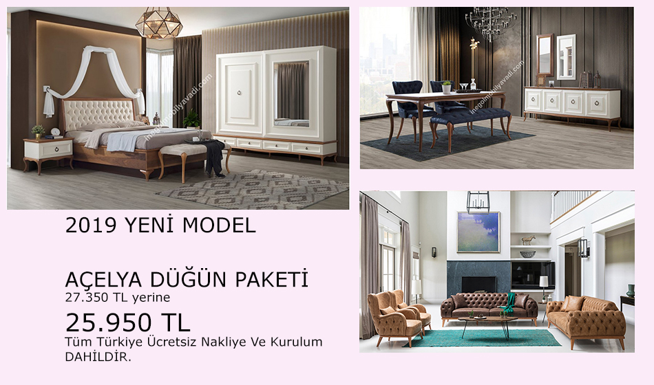 Açelya Düğün Paketi İnegöl Mobilya İMVADİ
